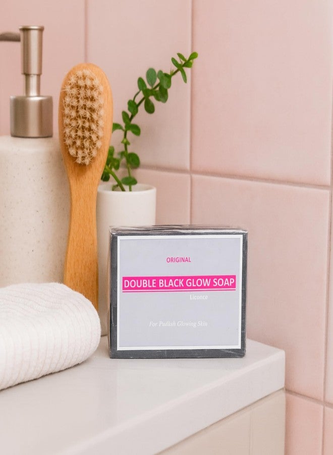 Relumins Black Soap with Plant-Based Extracts – 120g Face & Body Bar for All Skin Types – Gently Helps Improve the Appearance of Uneven Skin Tone, Blemishes, and Dullness - Image 4